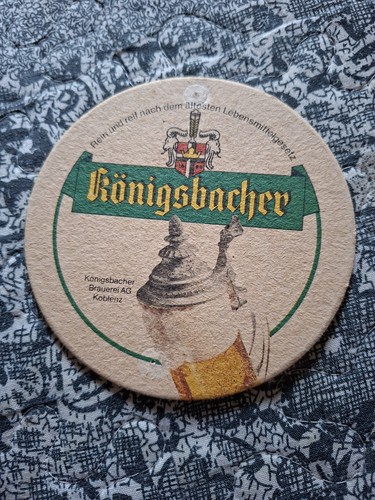 Königsbacher bier untersetzer - königsbacher,