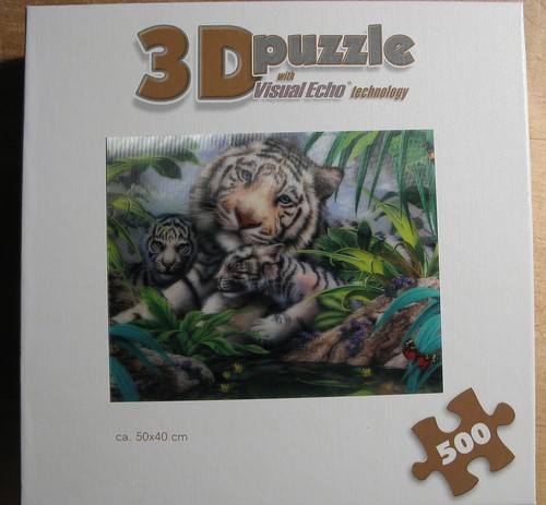 Puzzle weiße tiger 500 - weiße,
