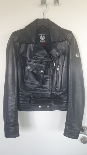 Belstaff leder bikerjacke - leder,