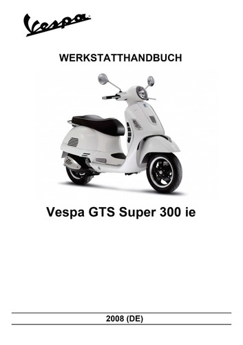 Vespa gts super - 300, ie
