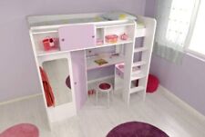 Hochbett mit.integr. Schreibtisch/Schrank, Kommode und sep. Schrank 