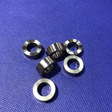 1x Abstand Buchse Stahl  34CrNiMo6  Innen 12 mm, Außen 20 mm, Höhe 8 mm (ST-114)