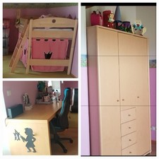 Kinder/Jugendzimmer Marke Paidi inkl. Rutsche