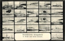 Ak Deutsche Kriegsschiffe