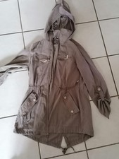 Jacke + Parka + M / 38 + olivgrün + Goa + BoHo + 