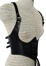 Gothic Handmade Leder Korsett