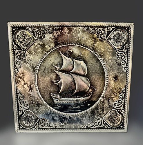 Alte blechdose segelschiff - alte,