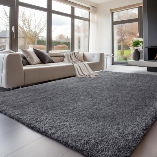 Hochflor teppich dunkelgrau - hochflor,