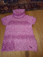 S. Oliver Mädchen Pullover Rollkragen kurzarmPulli Rolli Gr  104 110 rosa