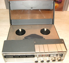 UHER BATTERIE TONBANDGERÄT Typ: 4200 REPORT STEREO 13cm SPULEN von 70er JAHREN