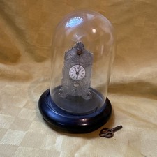 Miniatur Vorderzappler Barock Tischuhr Pendeluhr Kaminuhr Uhr Antik Wien Gold