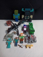 Minecraft Figures Lot Of 11 +