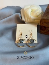 Goldene Mondsichel-Ohrringe