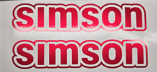 2 x SIMSON Aufkleber •