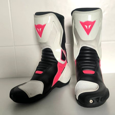 Motorradstiefel Bikerboots Motorradschuhe Dainese Nexus Lady weiß/fuchsia Gr. 37