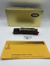 Spur H0m Ferro-suisse 9213 Schneeschleuder X der RhB in rot Fine Scale in OVP