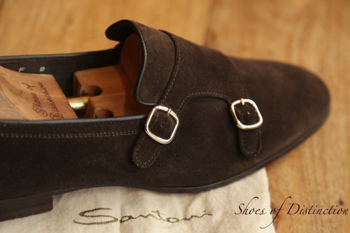 Santoni braun wildleder double - braun,