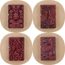 4  Feuerzeuge, Edelholz