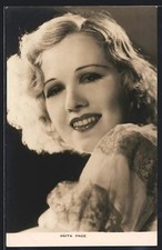 Schauspielerin Anita Page mit