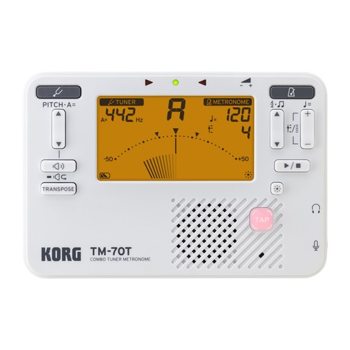 Korg 70t combo tuner - wh,