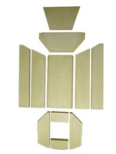 Feuerraumauskleidung Polar 4 A Serie Erastzteil Brennraum Steine für Oranier