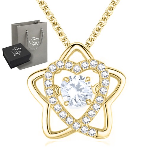 925 silber stern kette mit - 925,
