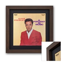 Vinyl LP Cover Elvis Echtholz