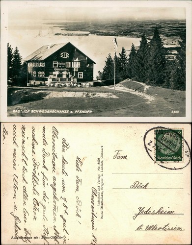 Ansichtskarte bregenz gasthof - ansichtskarte,