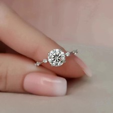 2,00 Ct Rundschliff Echter