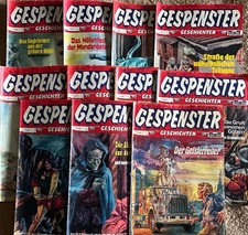 Gespenster Geschichten Hefte 11 Stück rote Serie Comic Sammlung Konvolut 