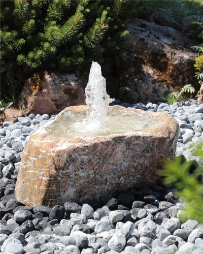 Quellstein marmor l70cm mit - marmor,