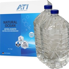 ATI natürliches Meerwasser 20 Liter 2x10 L für Meerwasseraquarium Salz Aquarium