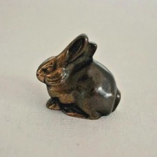 Hase Figur Bronze 109g massiv