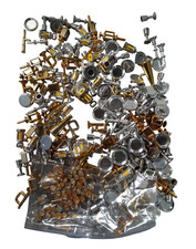 Playmobil Horn Gold Golden ACW Western Laterne Lampe  - Konvolut Sammlung Set