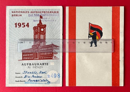 Ddr aufbaukarte naw berlin - aufbaukarte,