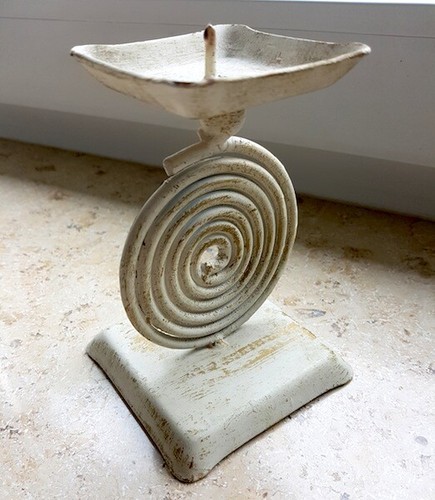 Metall kerzenständer shabby - kerzenständer,