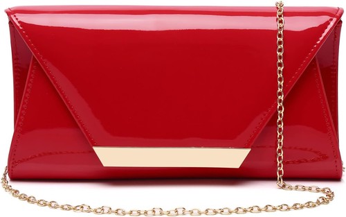 Clutch aus lackleder für - lackleder,