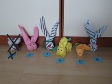 1 x Putzlappen-Hase, witzige Geschenkidee, AUSWAHL aus verschiedenen Modellen 