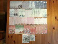 41 Design Papiere Weihnachten Christmas Basteln + 2 Clear Stamps von N. Snellen