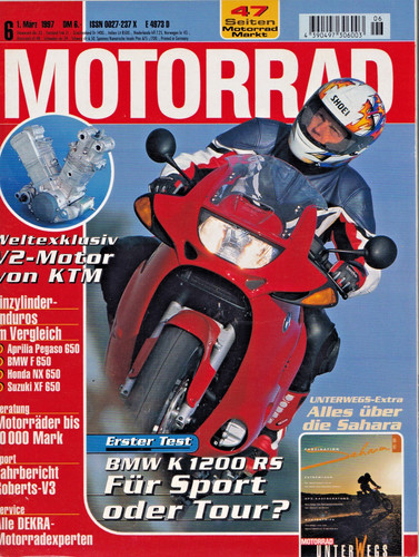 Motorrad vom 1 03 1997 - motorrad,
