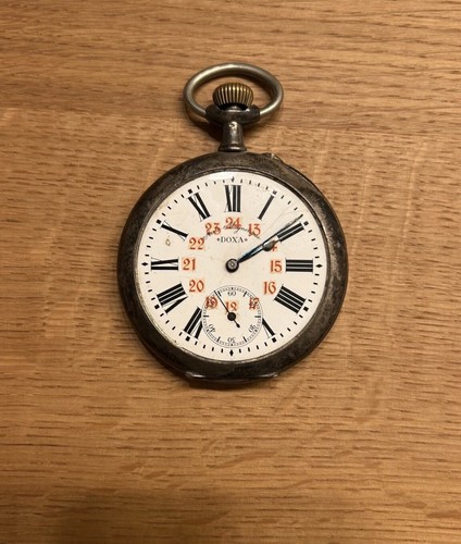 Doxa taschenuhr mit - taschenuhr, gravur