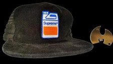 SUPREME NEW York corduroy Jug 5 Gasoline trucker hat camp cap 5 Panel 