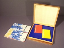 DAS BAUHAUS MEMORY SET, Buch und Kartenspiel in Holzkiste 104 Karten unbespielt