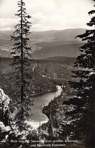 Blick auf den großen - , arbersee
