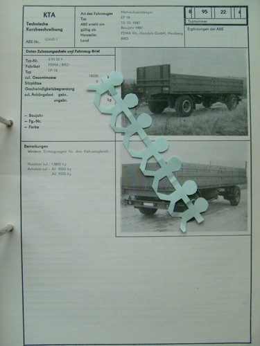 Lkw brd anhänger pema - brd, 18
