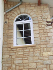 VEKA Rundbogenfenster mit Sprossen  Kunststoff  2-fach Iso Glas Maßanfertigung