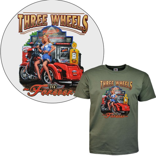 Trike shirt motorrad triker - trike, t-shirt