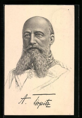 Künstler großadmiral von - künstler-ak,