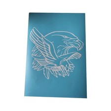 Airbrush Klebeschablone Set Adler in Adler Arts Mask blau transparent NEU