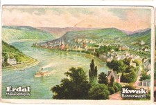 Erdal - älteres Kaufmannsbild - Serie;  Der Rhein - Boppard - Abbildung